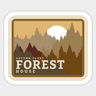 Forest House Souvenir Tee Sticker